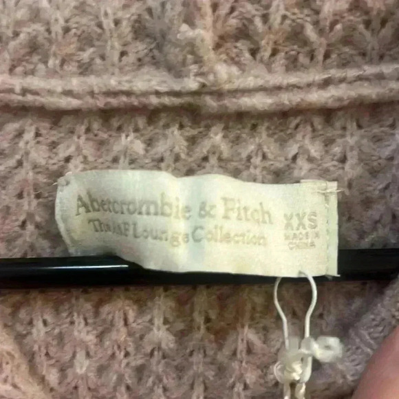 NWT Abercrombie & Fitch: The A&F Lounge Coll. XXS (fits like a S) Pink Hoodie - Picture 4 of 8